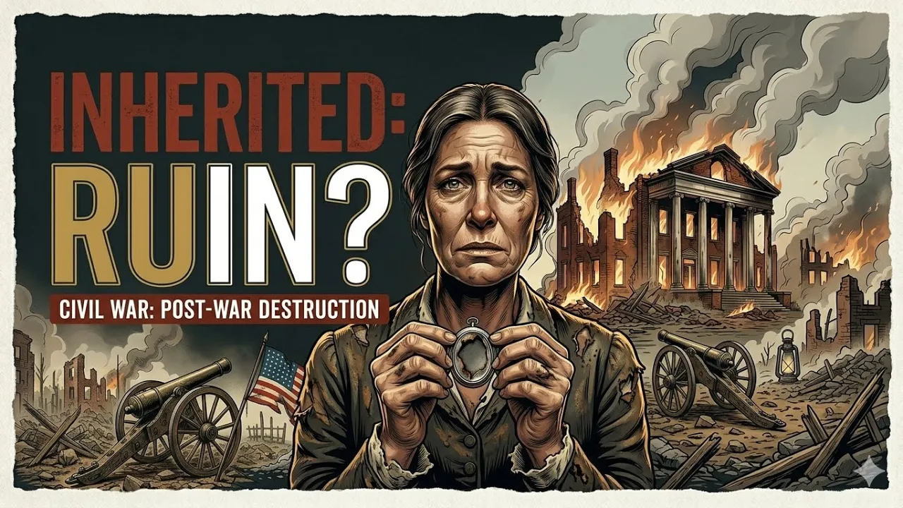 “The Physical Destruction of the South After the Civil War (1865)”