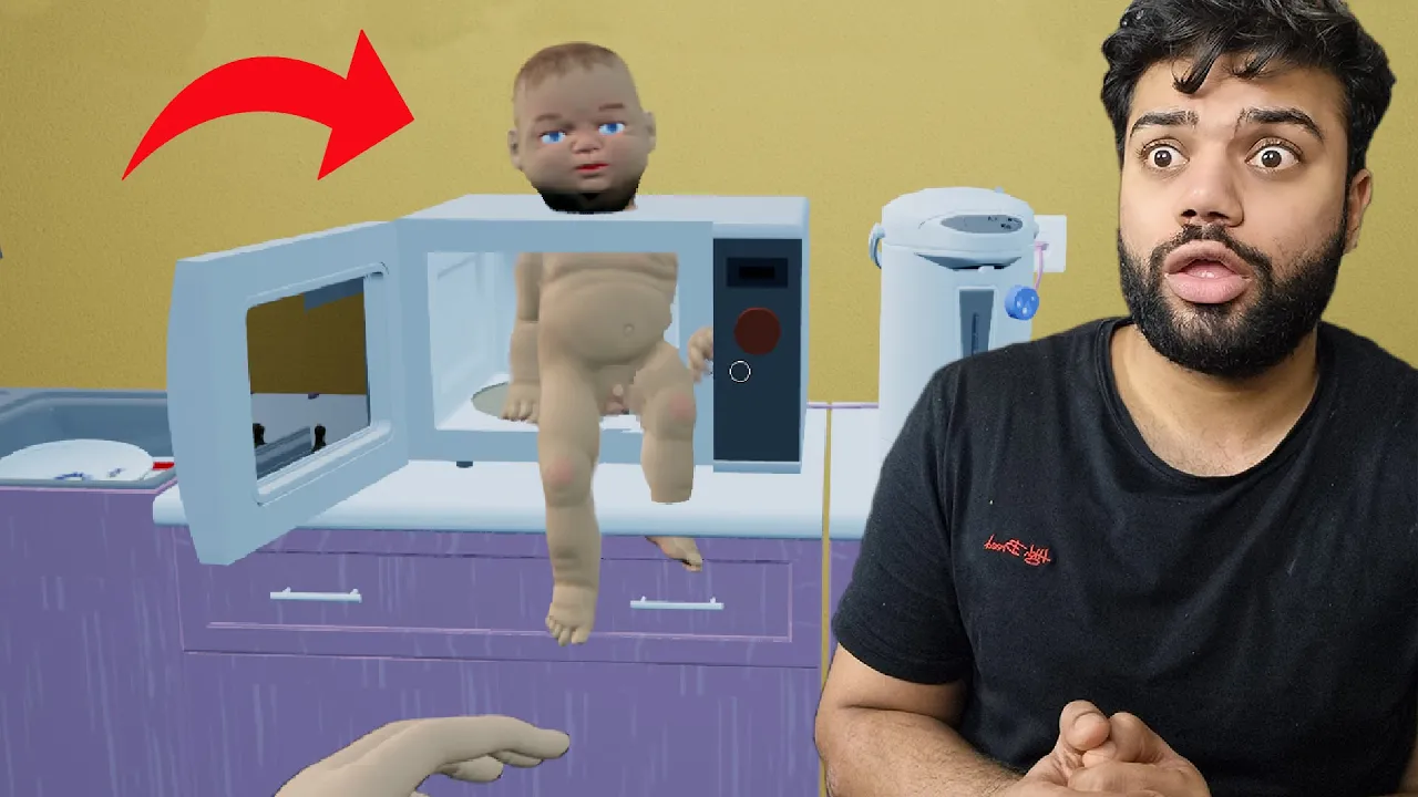 Cooking My Baby In The Oven (MOTHER SIMULATOR) - Part 2 | Funny Game !!!