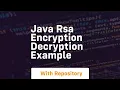 java rsa encryption decryption example