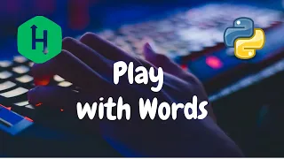 234 - Play with words Dynamic Programming Hackerrank Solution Python