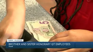 Brother and sister honorary QT employees