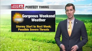 Quiet weekend leads to stormy work week