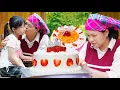 Download Lagu How to Make Giant Vanilla Birthday Cakes with Strawberries \u0026 Mangoes for my Oldest Daughter