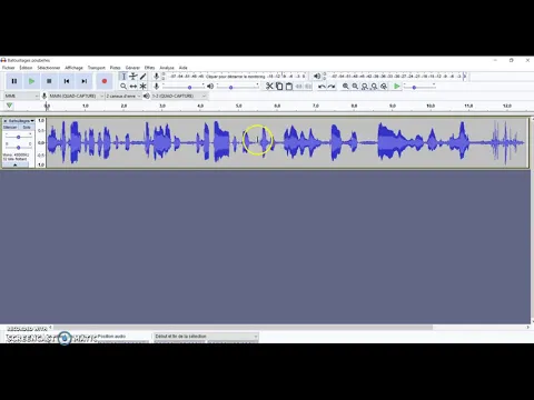 Download MP3 2) Supprimer une partie d'un fichier audio sous Audacity