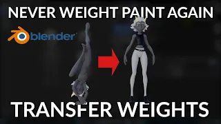 Transfer Weights - Blender Tutorial