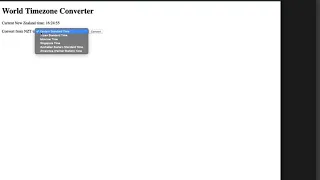 Cloud Computing World Timezone converter