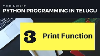 Python Programming in Telugu Print function