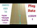 Download Lagu 🎻 PLAY DATE by Melanie Martinez | VIOLIN LESSON 1–3 | Animated Live Violin TAB Tutorial 🎵