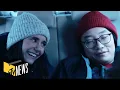 Nina Dobrev Jimmy O Yang on Love Hard MTV News
