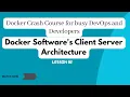 Docker Software s Client Server Architecture Docker Tutor