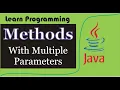 Methods with Parameters Java Java Programming 2020