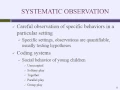 Chapter 6 Observational Methods recording