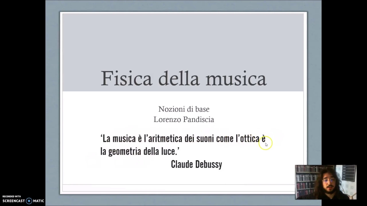 Fisica della musica- Il suono