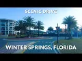 Scenic 4K Drive Through Winter Springs Florida Explore Seminole County s Hidden Gem