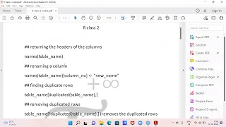 R PROGRAMMING CLASS 2 DATA FRAME SUBSETTING MERGING DATA FRAMES SORTING LOGICAL STATEMENTS