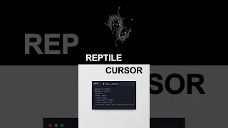 Reptile Cursor Interactive Mouse Effect in HTML CSS JS