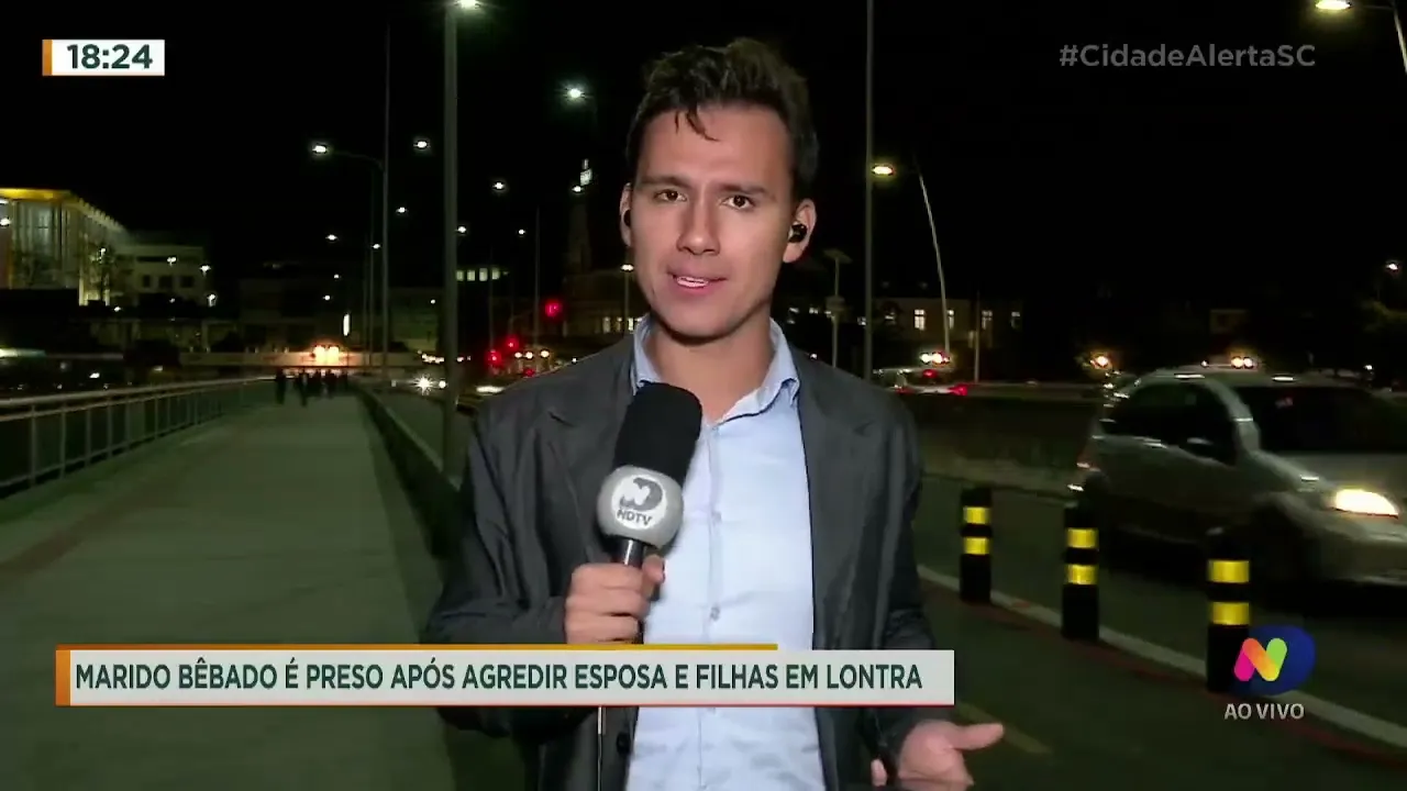 Marido bêbado é preso após agredir esposa e filhas em Lontras