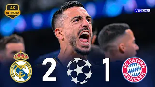 Real Madrid 2 1 Bayern Munich 4K UCL 2024 