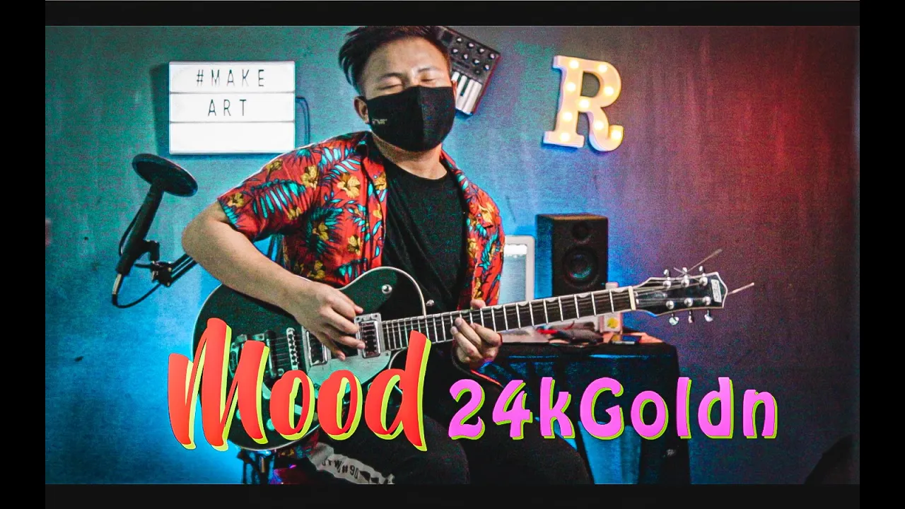 24kGoldn - Mood (ft. iann dior) (Guitar cover)