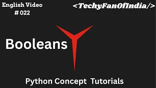 Python Programming Language English Python Boolean From Zero to Hero 2025