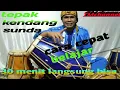 Lagu TEKNIK CARA CEPAT BELAJAR  KENDANG SUNDA BAG.1 ( pola dasar )