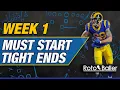 Tight End TE Start Em Sit Em - Fantasy Football Week 1