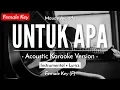 Lagu Untuk Apa (Karaoke Akustik) - Maudy Ayunda (Female Key | HQ Audio)