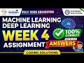 NPTEL Machine Learning Deep Learning Week 4 Assignment Answers July 2026 NPTEL ML DL