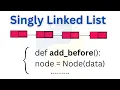 Elements Before The Given Node in The Linked List Python Program