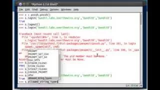 Python pxssh 02 Variables