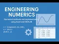Class 13 MATLAB Numerical Differentiation Integration and Differential Equation Solving
