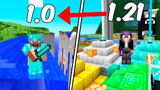 Desactualizé MI MUNDO HARDCORE a la Primera Versión de Minecraft, Esto Pasó!