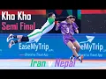 Kho Kho World Cup 2025 Semi Finals: Iran v Nepal Mens