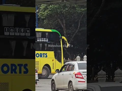 India's first ever MG starz 😍NS transports Bharat Benz ac sleeper 💥Kozhikdoe- Bangalore🔥#shorts#bus