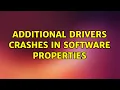Ubuntu Additional Drivers crashes in Software Properties 2 Solutions