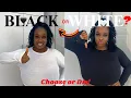 Black Vs White Blouse Try-On Haul Plus size Busty girl friendly