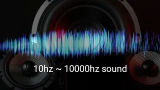 Download 10hz ~ 10000hz sound, test tone, test bass subwoofer, speaker cleaner sound, pembersih speaker hp MP3