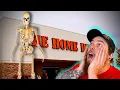 NEW 12 Foot Home Depot Giant Skeleton Unboxing Set Up