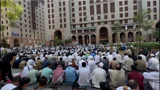 KABAR TERKINI BUBAR SHOLAT JUMAT DI MASJID NABAWI PENUH SAMPEK KE JALAN2