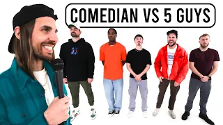 5 Guys Try Not To Laugh Vs Professional Comedian