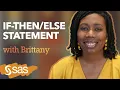 SAS Tutorial If-Then Else Statements