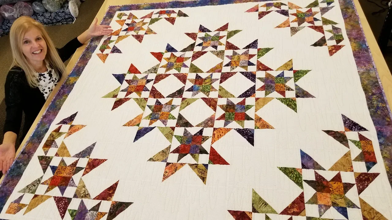 Fast - Fun - AND EASY! Nine Sisters Quilt Tutorial :)