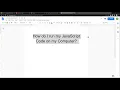 How to Run JS on your Computer with VS Code