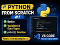 Python for beginners from scratch part 1