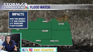 STORMTRACKER 4 Alert Days have been issued due to heavy rain potential