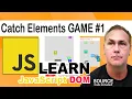 Learn JavaScript DOM element update create a Game Element Catcher Game Part 1 set up