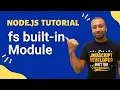 node js bangla tutorial 4 Module fs module - managing files