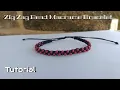 Zig Zag Bead Macrame Bracelet Tutorial