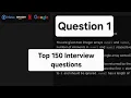 Merge Sorted array Top 150 Interview Questions - Question 1 Leetcode Problem 88