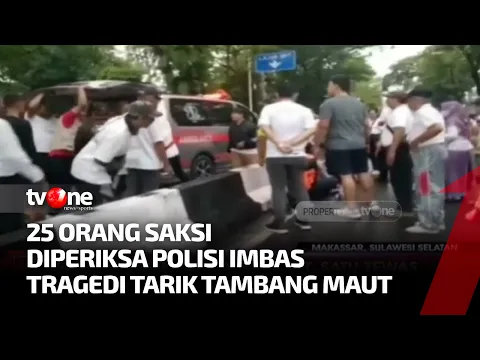Tarik Tambang Merenggut Nyawa, Polisi Periksa 25 Orang Saksi